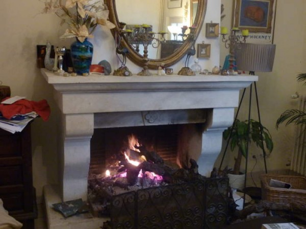 Villa Roquette Fireplace