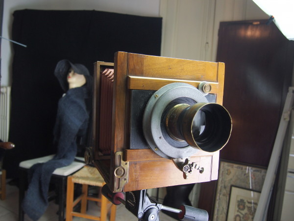 My Half Plate Field Camera with an 1861 Dallmeyer 2B lens