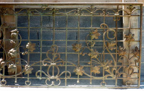 Cast iron 19th century railings from the South of France