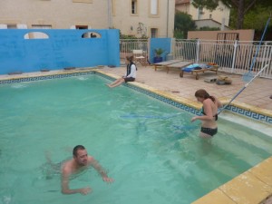 Pool at Villa Roquette 23 October 2010