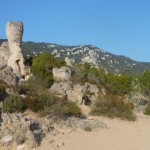 Dolomite rock formations at Moreze near the best B&B in France, Villa Roquette in Languedoc