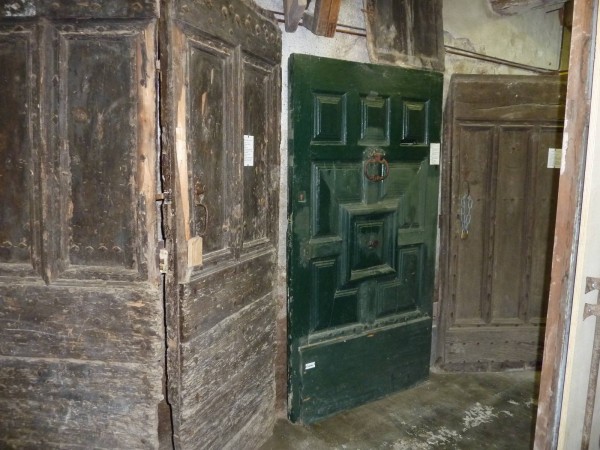 Old doors in Pezenas