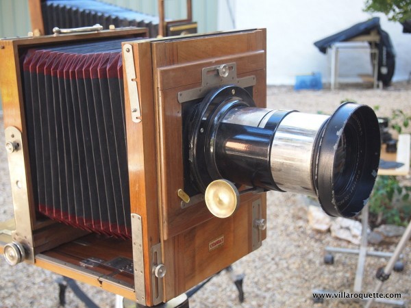 Full Plate Camera with 385mm Rodenstock Petzval portrait lens for Collodion workshop