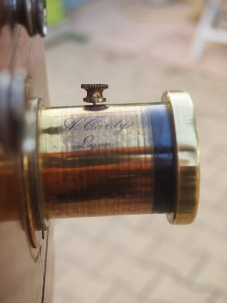 lens made by Tardy of Lyon for the hal plate camera